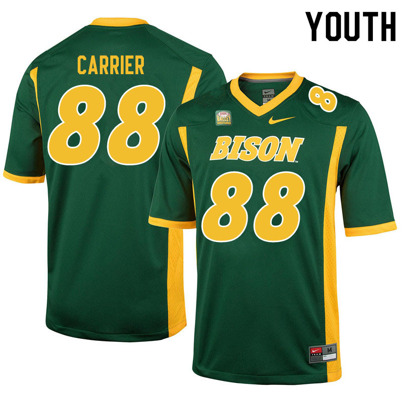 Youth #88 Andre Carrier North Dakota State Bison College Football Jerseys Sale-Green - Click Image to Close